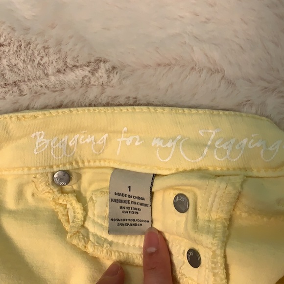 Garage Yellow Jeggings - Picture 5 of 7